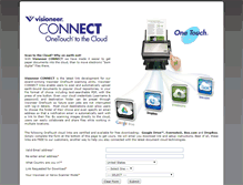 Tablet Screenshot of connect.visioneer.com